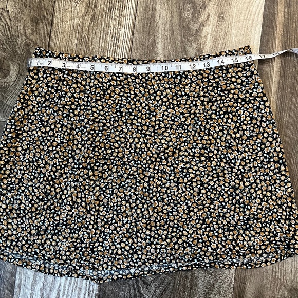 Garage Floral Mini Skirt - Picture 1 of 4